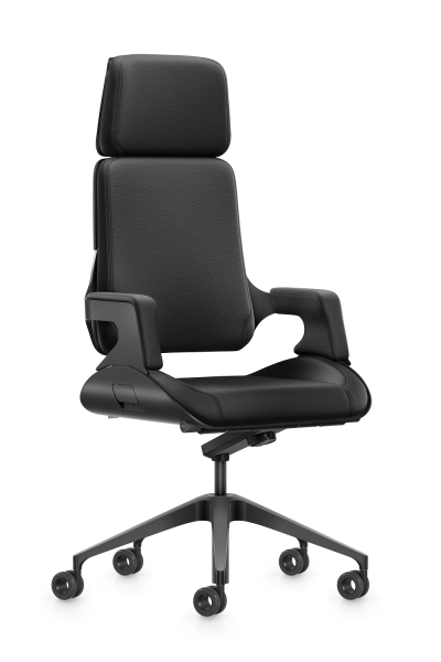 Interstuhl Silver 362S Black-Silver Executive Chair